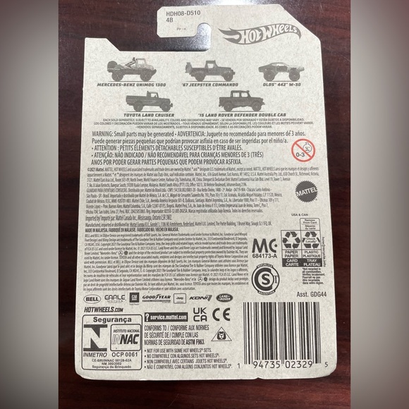 HOT WHEELS '67 JEEPSTER COMMANDO OFF ROAD MUD RUNNERS 2/5 - Picture 2 of 4